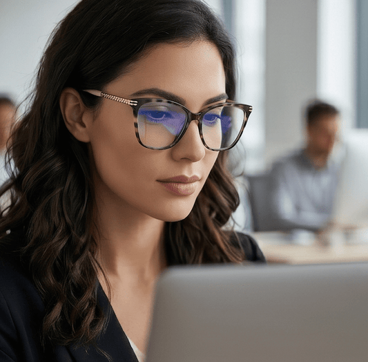 Eyewear for Video Calls: How to Reduce Glare and Look Sharper on Camera - Peek Eyewear