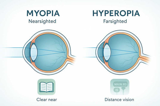 Nearsighted vs. Farsighted: What's the Difference? - Peek Eyewear