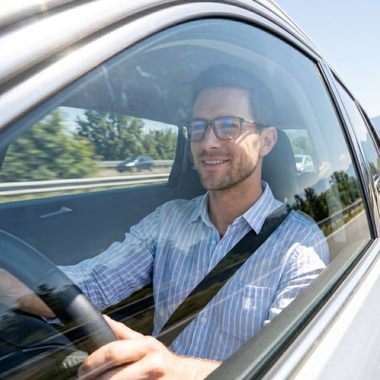 Why Photochromic Lenses Don't Darken Behind a Windshield (And What to Do Instead) - Peek Eyewear