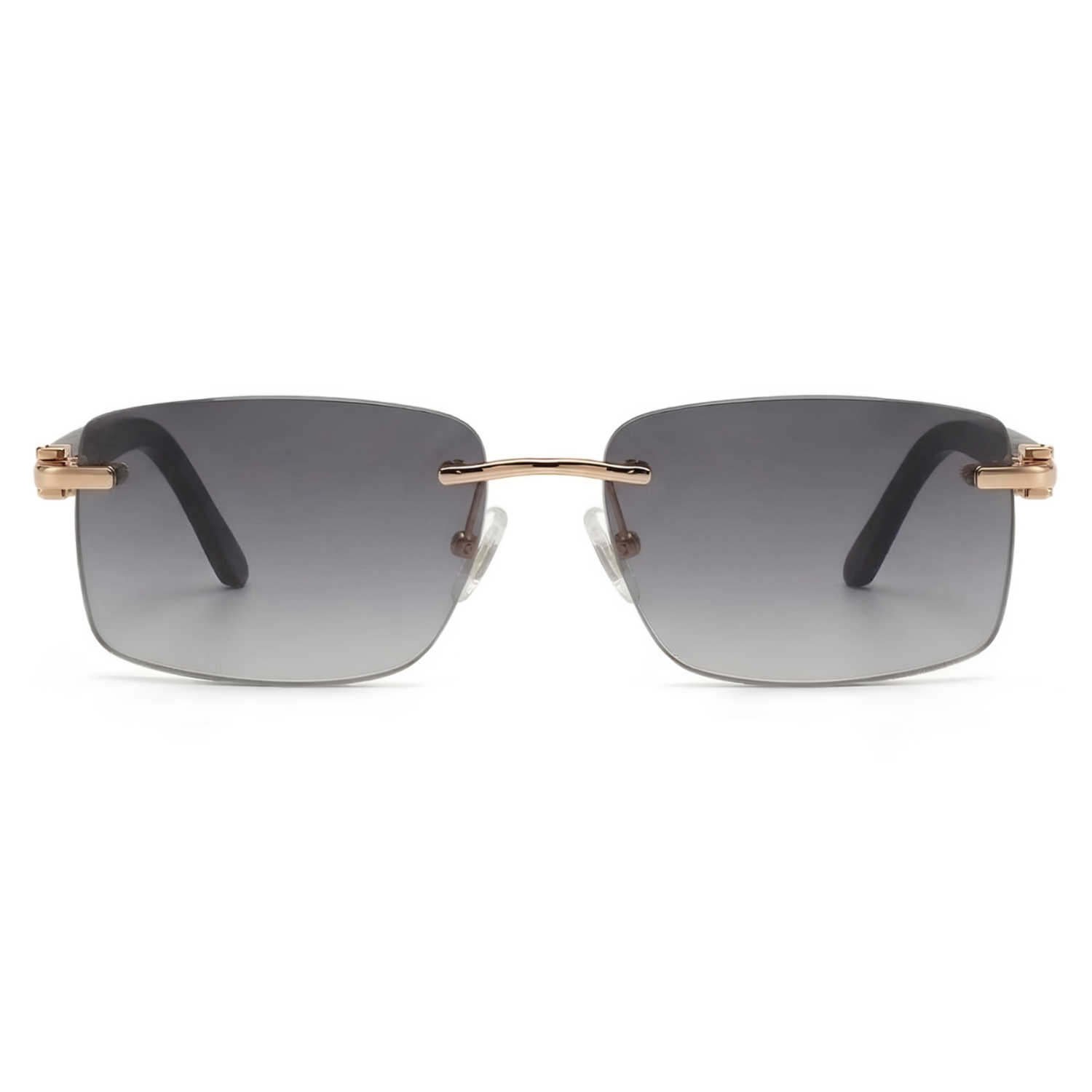 Men's rimless sunglasses