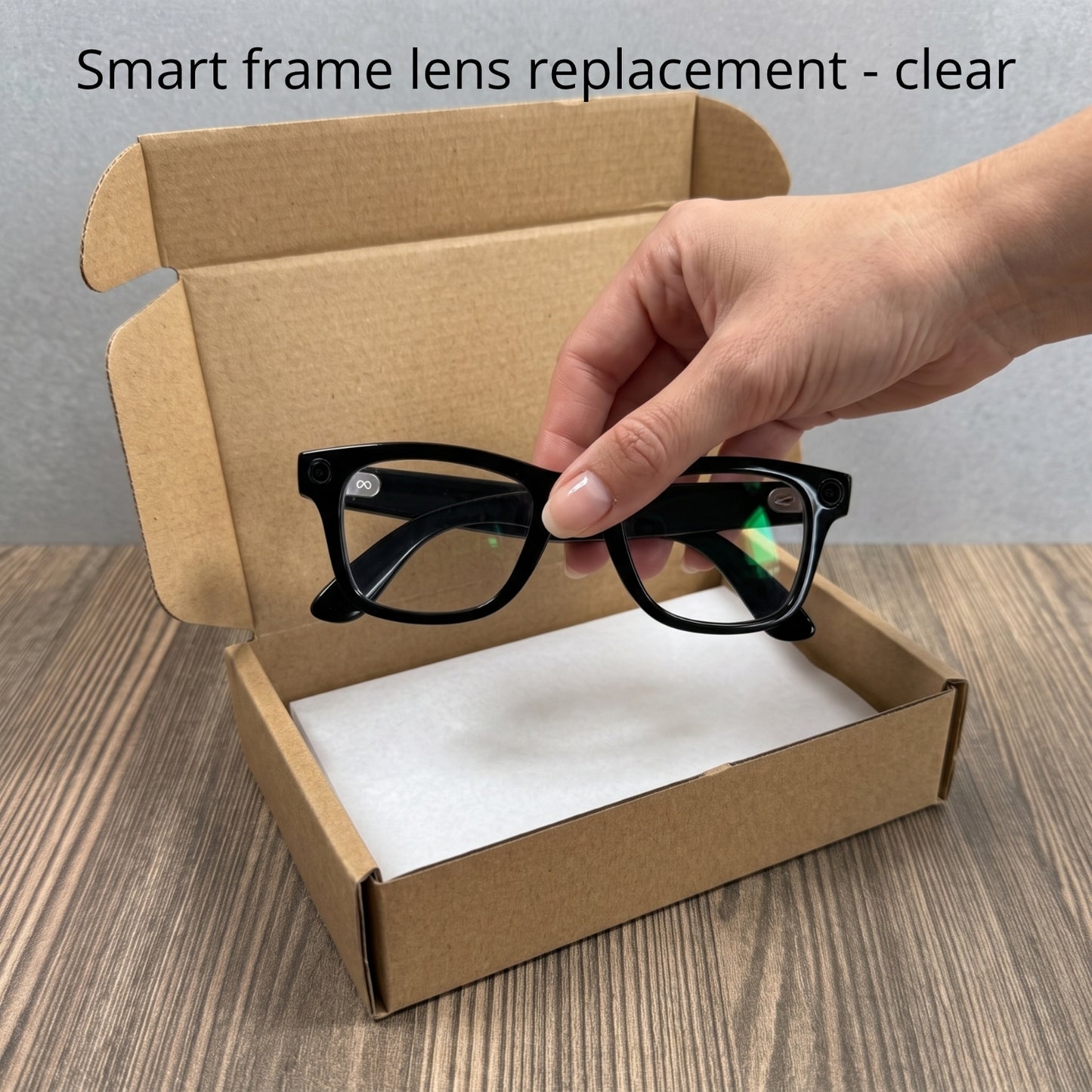 Smart frame lens replacement - clear