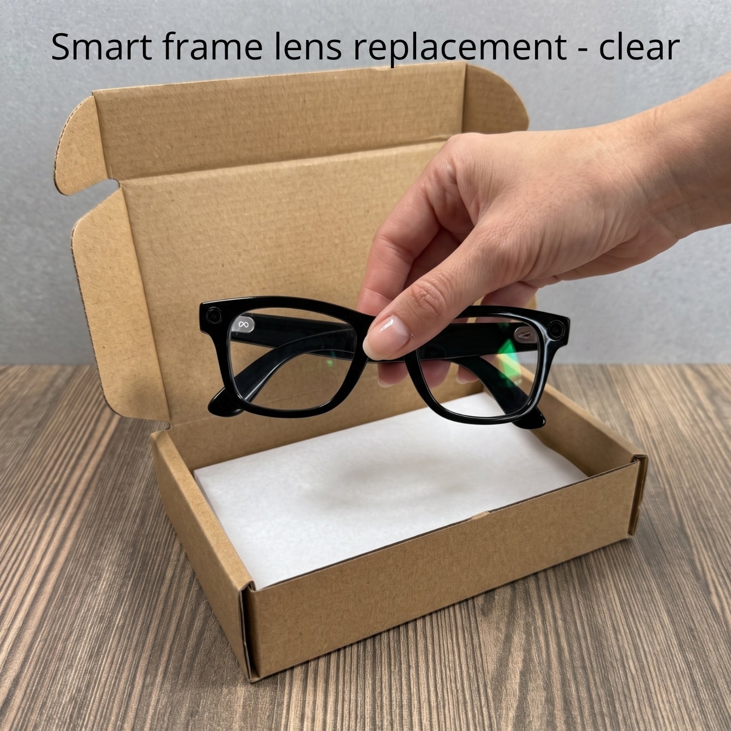Smart frame lens replacement - clear